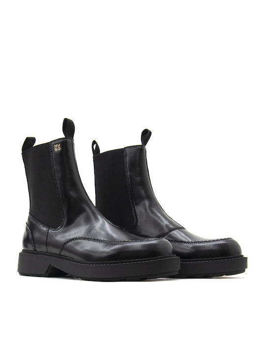 Women's Chelsea Ankle Boots in Black Patent Leather