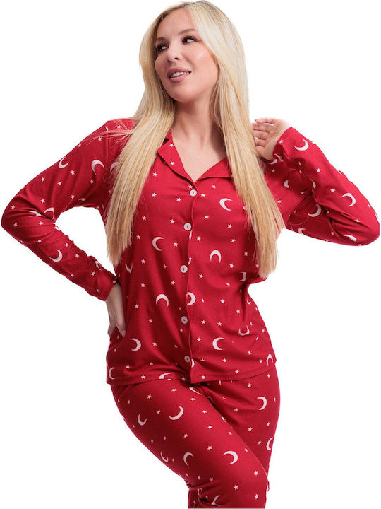 Boyraz Winter Women's Cotton Pyjama Set
