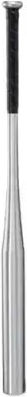 Set Two Depox Aluminum Baseball Bats 63 Cm/80 Cm Silver