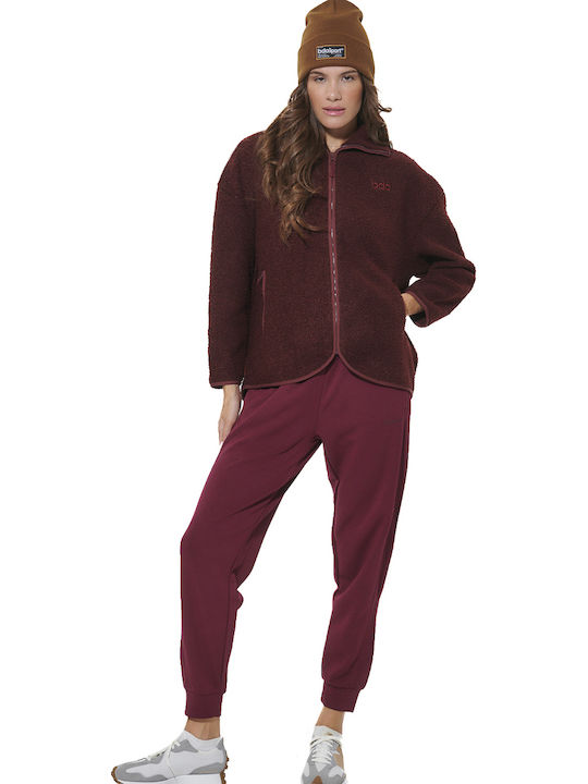 Damenjacke mit Reißverschluss Rot