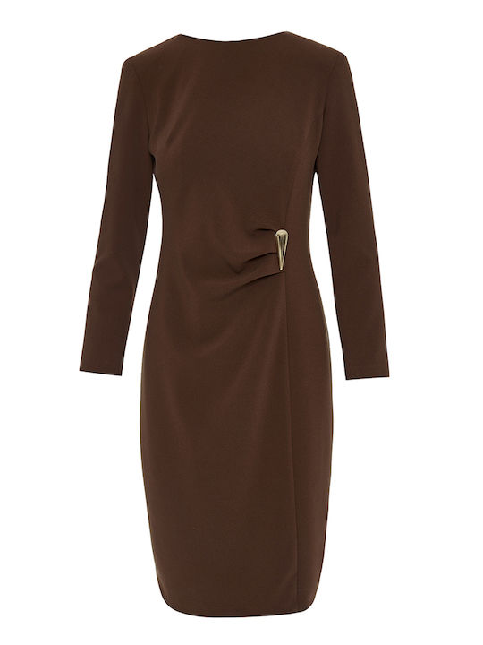 Forel Φόρεμα Γραφείου Brown