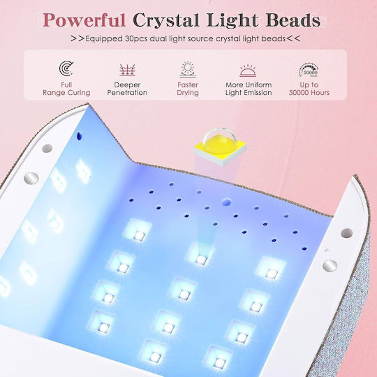 Blueque Rechargeable UV / LED Nail Lamp