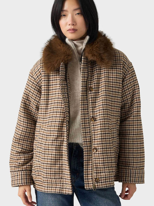 Levi's Billie Дълго Дамско Зимно Яке Beige