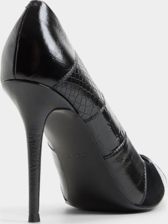 Stasyamix Pointed Toe Pumps with Thin Low Heel Black