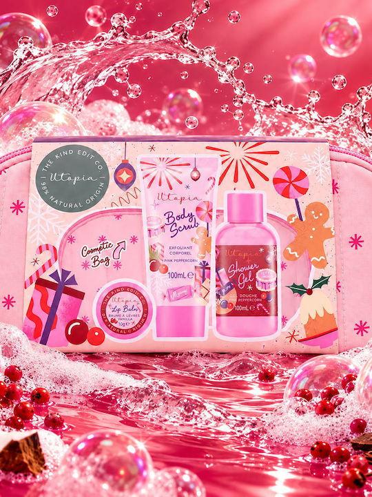 Sunkissed Utopia Pink Peppercorn Happiness Hautpflege-Set zur Feuchtigkeitspflege, 4-teilig