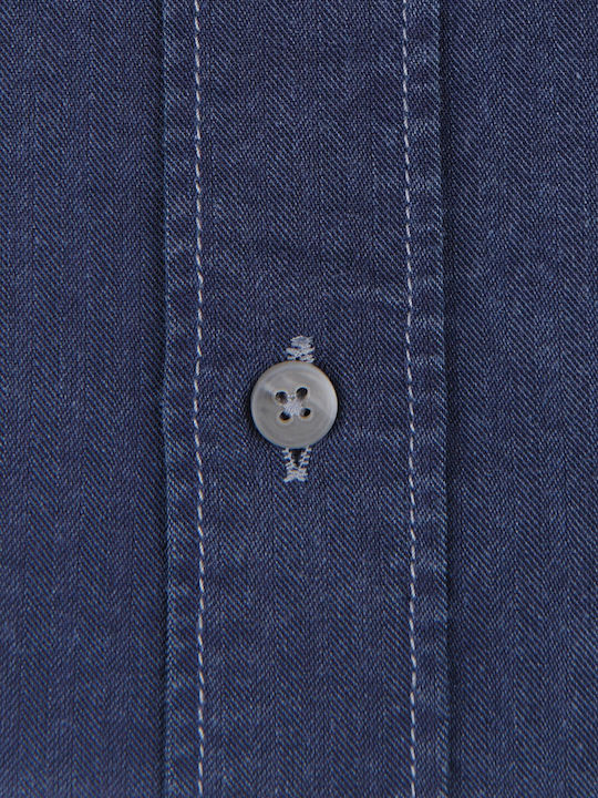 Long Sleeve Blue Shirt