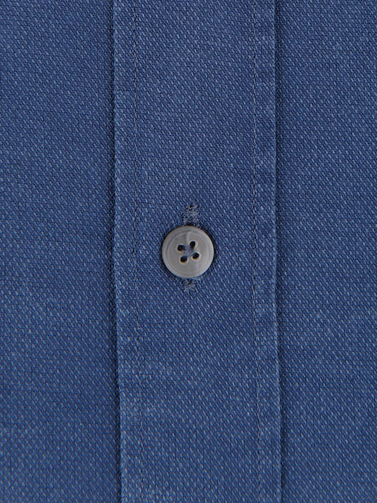 Long Sleeve Blue Shirt