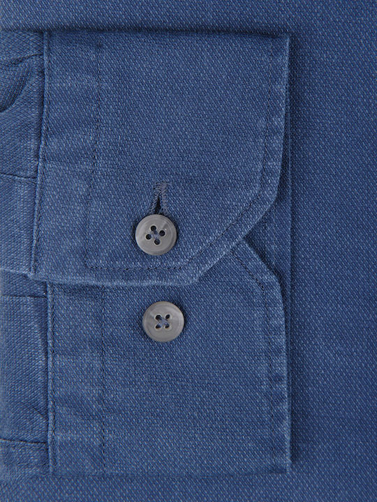 Long Sleeve Blue Shirt