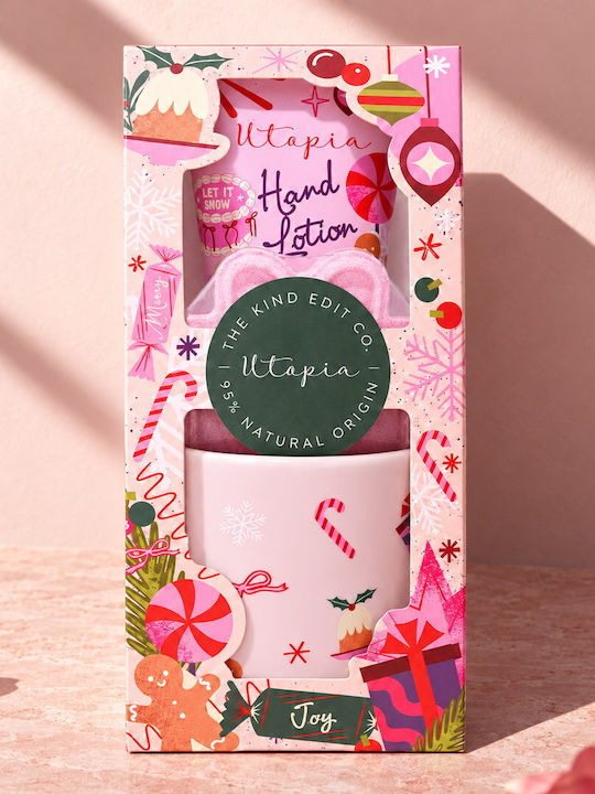 Sunkissed Utopia Pink Peppercorn Merry & Bright Tasse Hautpflege-Set zur Feuchtigkeitspflege 3-teilig