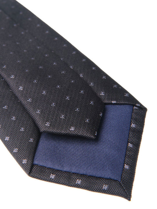 Manetti Herren-Seidenkrawatte mit Muster in Braun