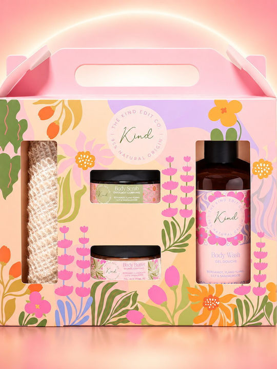 Sunkissed Hautpflege-Set zur Feuchtigkeitspflege und Körperreinigung Bergamotte, Ylang-Ylang, Lilie & Sandelholz 3 Stück