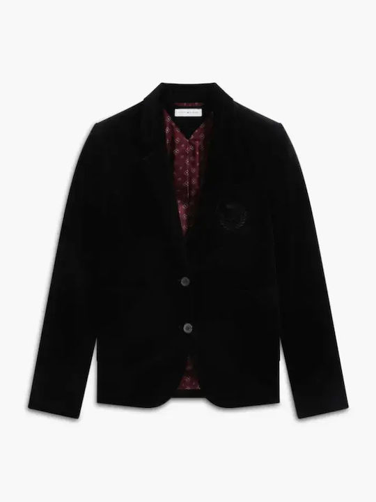 Tommy Hilfiger Дамско кадифено сако Черно