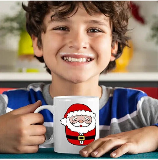 Christmas Ceramic Mug with Santa Claus 330ml (with Personalization)