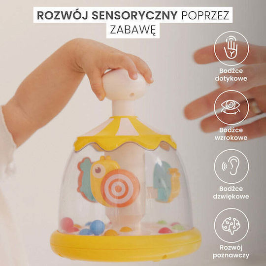 Spinning Top with Sounds for 6+ Months