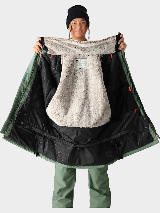 686 I-006009-749 Women's Ski & Snowboard Jacket Green