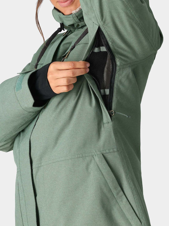 686 I-006009-749 Women's Ski & Snowboard Jacket Green