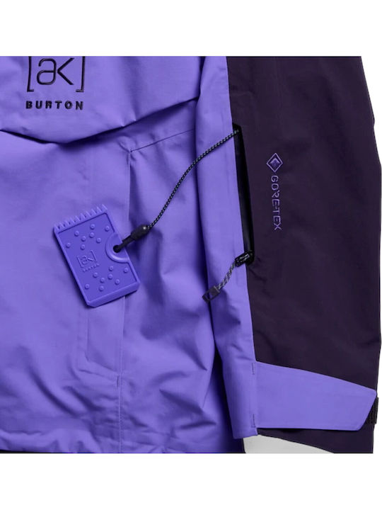 Burton Ak Cyclic 3076310E7O Ανδρικό Μπουφάν Gore-Tex για Σκι & Snowboard Μωβ