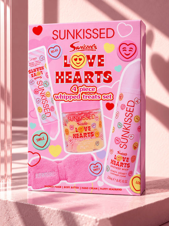 Sunkissed Love Hearts Hautpflege-Set für Feuchtigkeitspflege 4-teilig