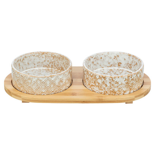 Trixie Set Bol Ceramic pentru Hrană Câini 300 ml 12 cm