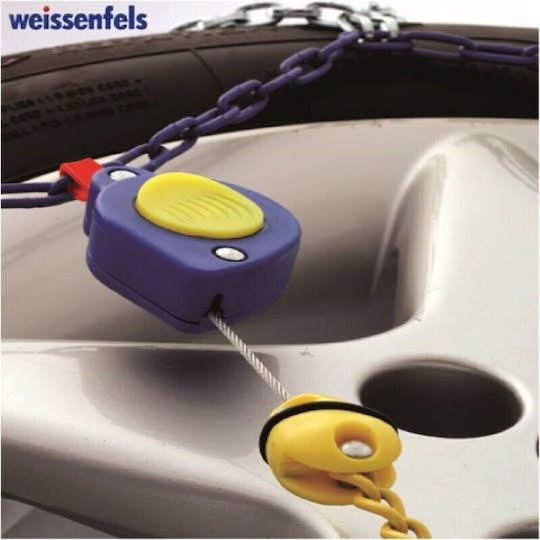 Weissenfels Newtech No 12 Anti-Skid Chains 9mm Thick for Passenger Cars 2 Pieces NM31120