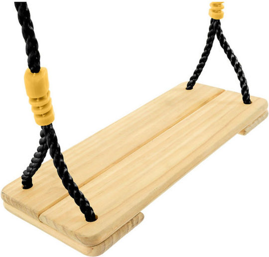 Tp Toys Hängeschaukel aus Holz für Kinder ab 3 Jahren Schwarz