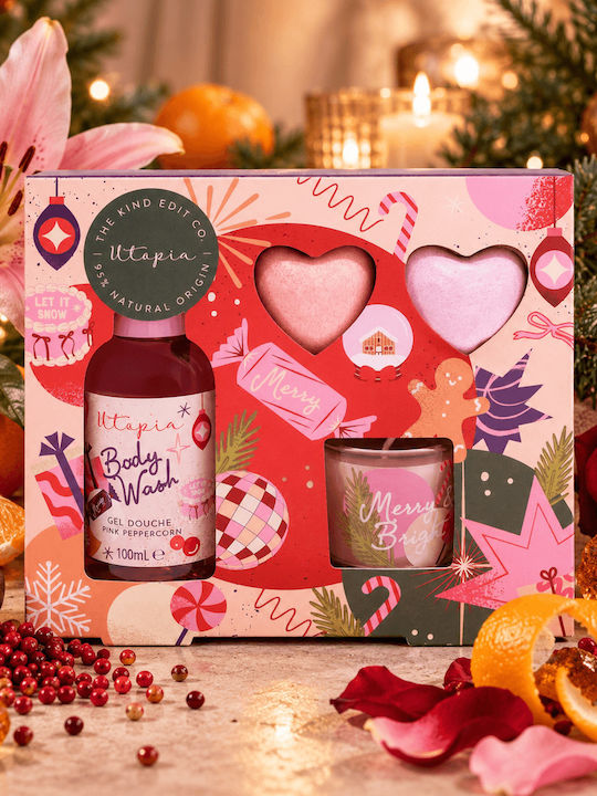 Sunkissed Utopia Pink Peppercorn Körperreinigungsset 4-teilig