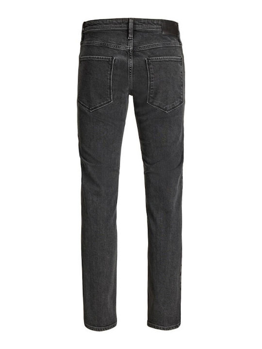 Clark Ανδρικό Παντελόνι Τζιν Ελαστικό Regular Fit Black Denim