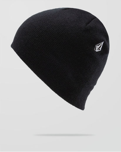 V.co Skull Beanie Men's Knitted Beanie in Black