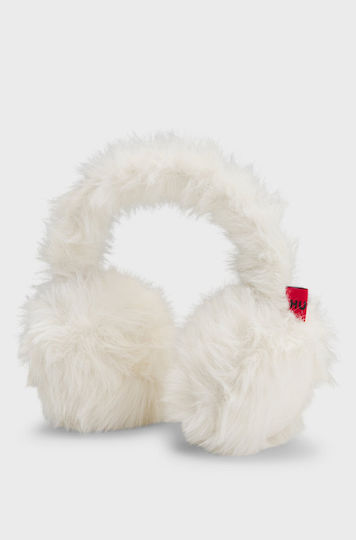 Women's Knitted Earmuff in White