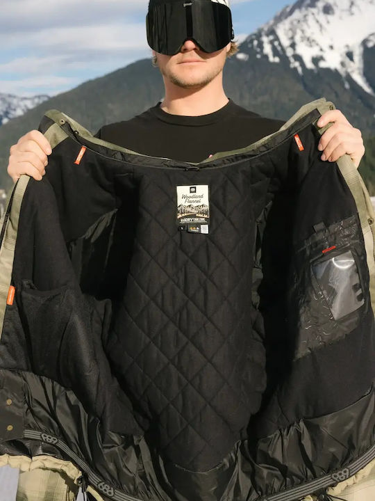 686 I-008476-1523 Men's Multicolour Ski & Snowboard Jacket
