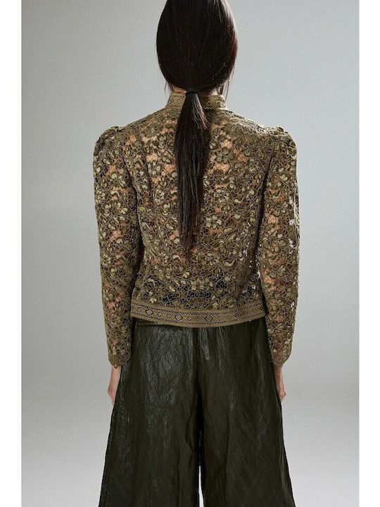 Women's Long Sleeve Blouse Oil