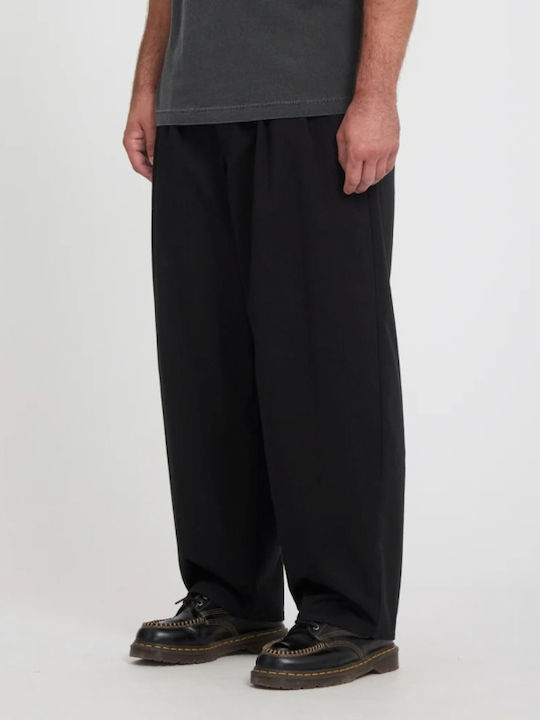 Holter Pleat Men's Trousers Black