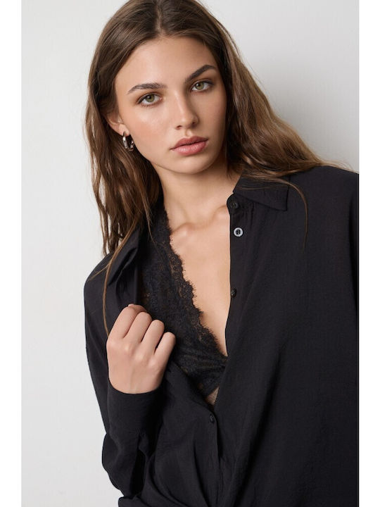 Long Sleeve Women's Shirt Black