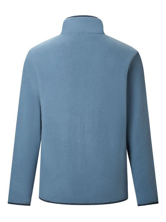Frankie Borg Ανδρική Ζακέτα Fleece Grey Mirage Navy