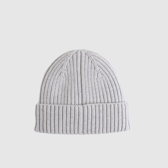 Sunset Beanie Men's Knitted Beanie in Grey
