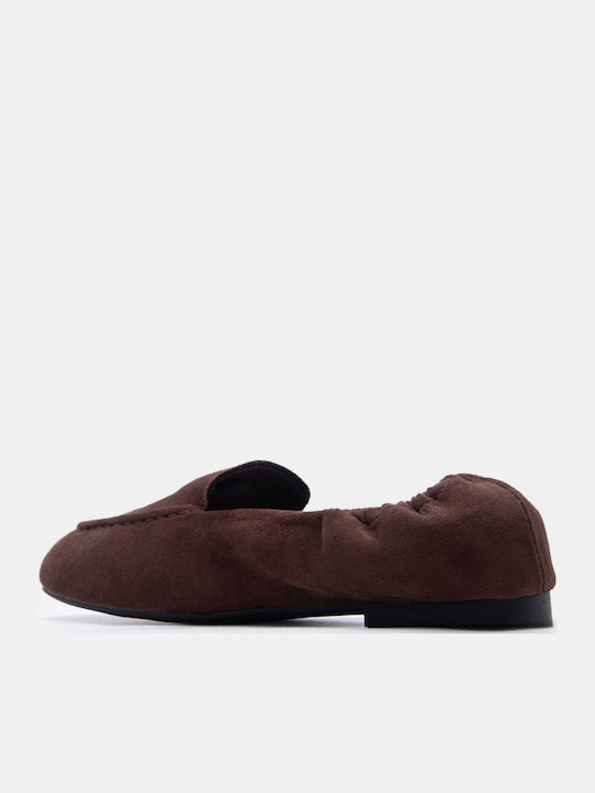 Women's Loafers in Brown Colour