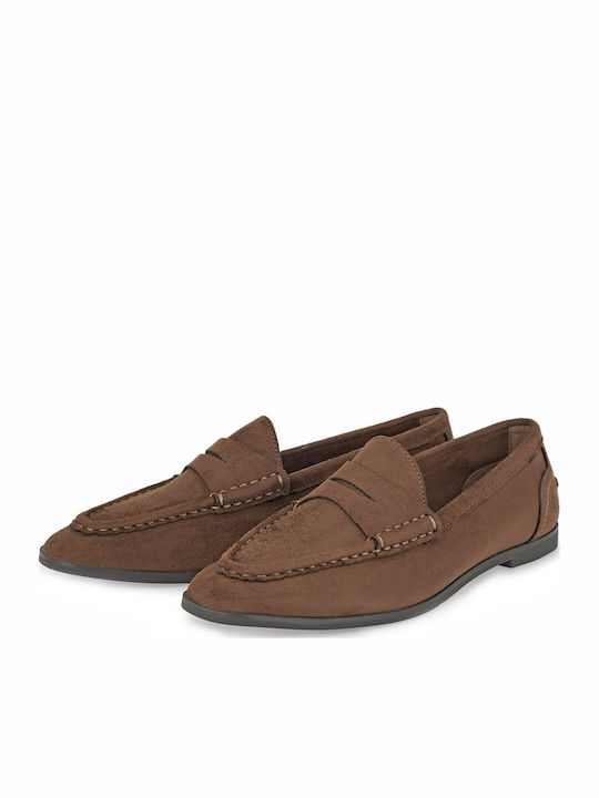 Γυναικεία Loafers σε Καφέ Χρώμα