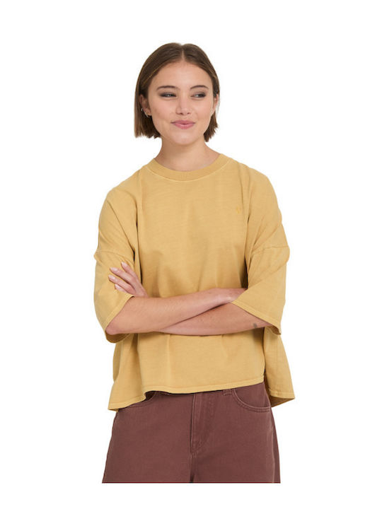 Women's T-shirt Mustard