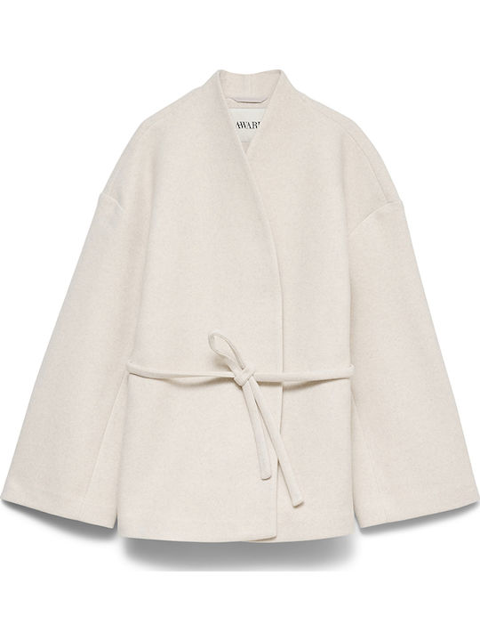 Vero Moda Awsijina Къса Дамска Жилетка Whitecap Gray Cream