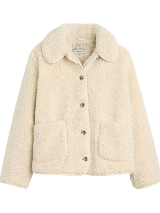 Women's Cardigan with Buttons White Swan