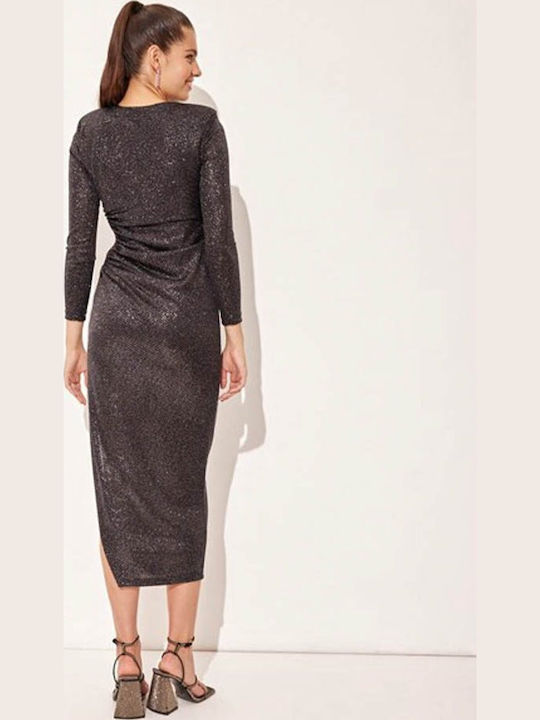 Abendkleid Grau