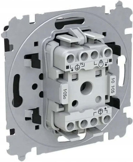 Abb Recessed Wall Switch One-Way Black
