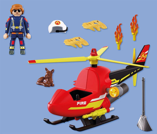 Playmobil City Action Fire Helicopter for 4 Years Old