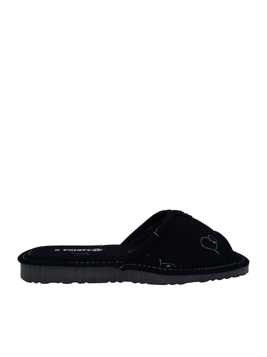 Black Women's Winter Slippers