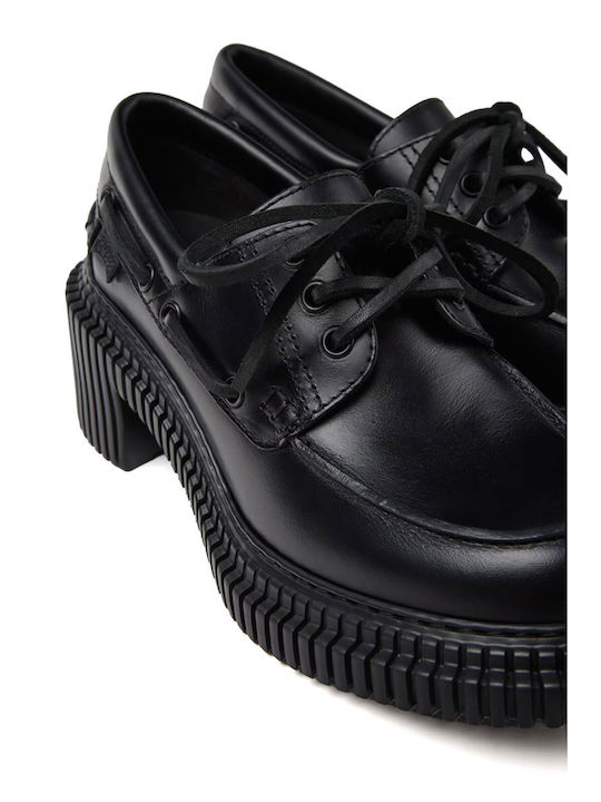 Pix London Δερμάτινες Γόβες Black