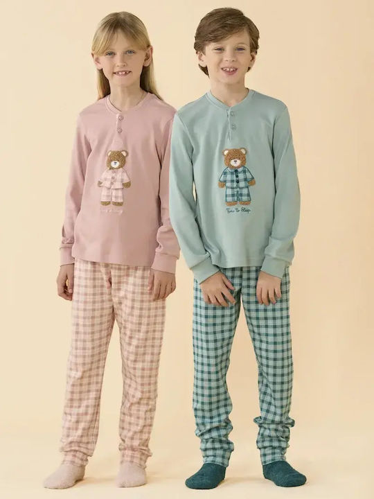 Noidinotte Kinderpyjama aus Baumwolle in Rosa