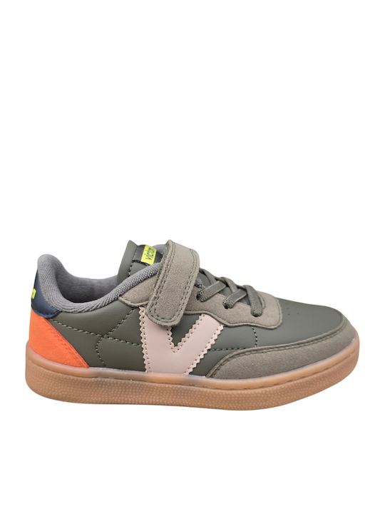 Adidași pentru copii cu închidere cu scai kaki
