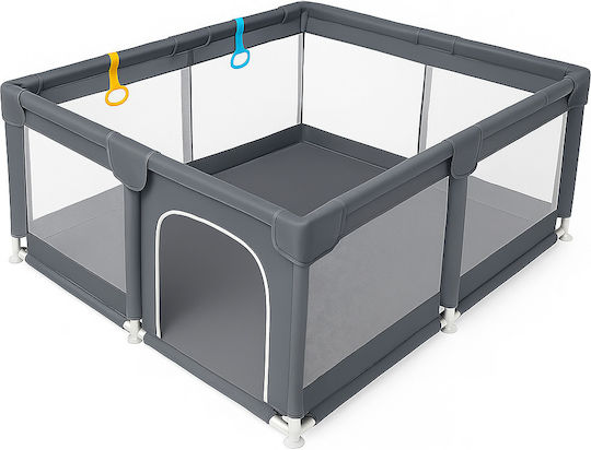 Playpen Children Happykid 4 Rings Lifting Protective Net Zipper Door Dimensions 120x120x65cm