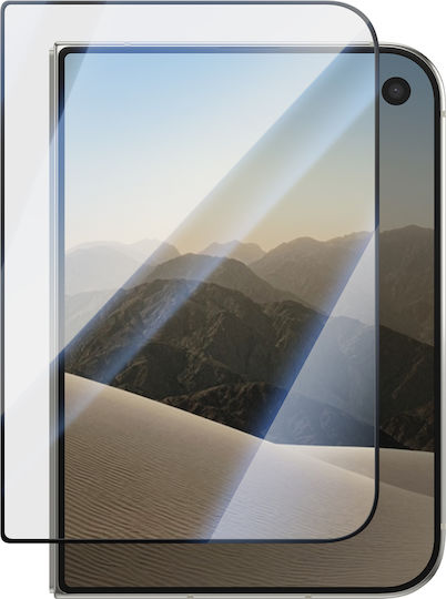 Avizar Folie de Protecție Full Coverage 9h din Sticlă Securizată pentru Ecran iPhone Duo Neagră Transparentă
