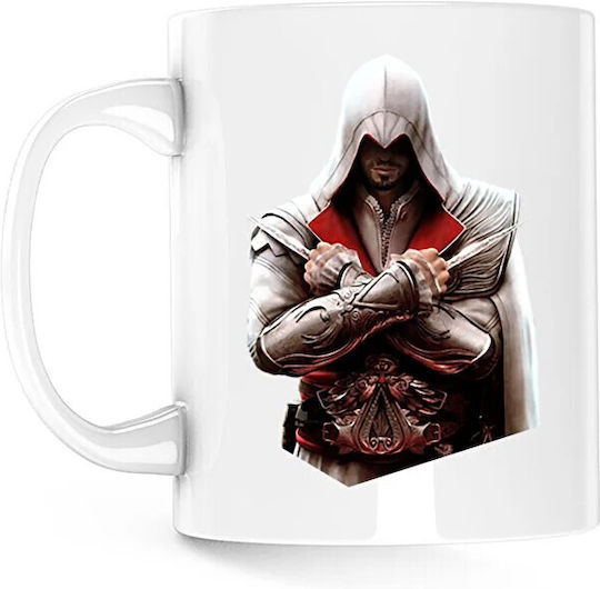 Silent Assassin Gaming Κούπα Κεραμική Λευκή 330ml